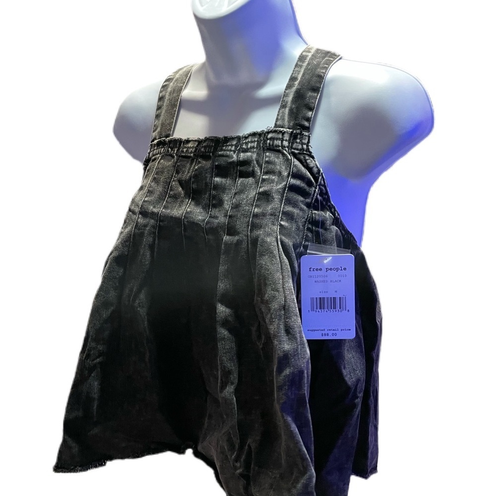 Free People Marina Denim Top - Picture 2 of 3